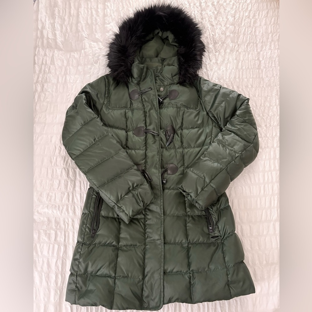 Women's Down Parka with Detachable Fur lined Hood